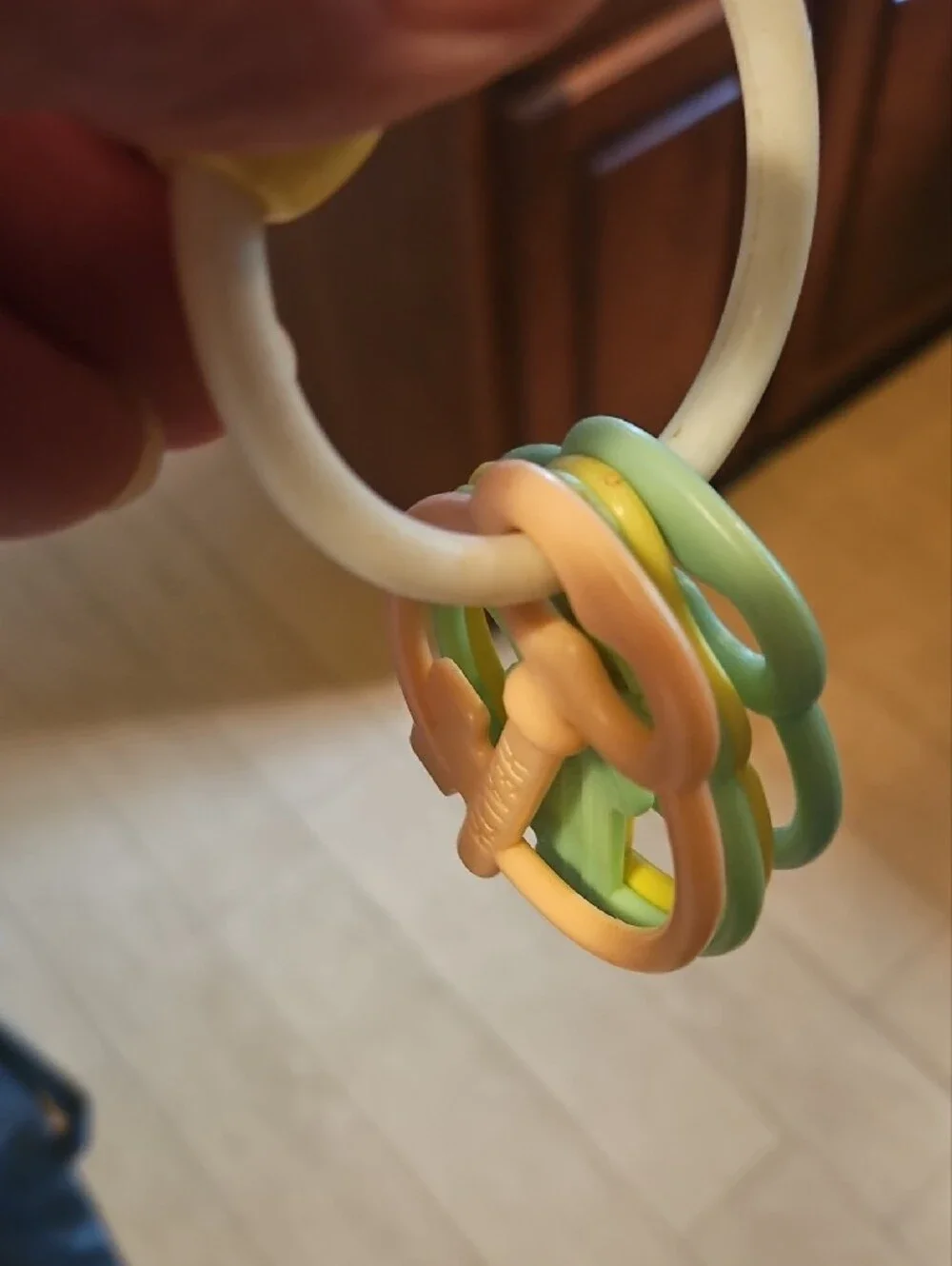 Vintage Multi-Color Baby Rattle Set 1970's Assorted Teether & Shaker Toys
